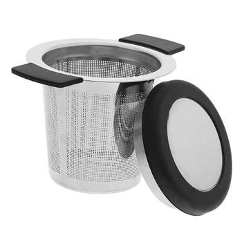 Stainless Steel Tea Infuser Tea Strainer with Anti Slip Handles Large Capacity Loose Leaf Tea Mesh Strainer with Lid and Handle
Stainless Steel Tea Infuser Tea Strainer with Anti Slip Handles Large Capacity Loose Leaf Tea Mesh Strainer with Lid and Handle