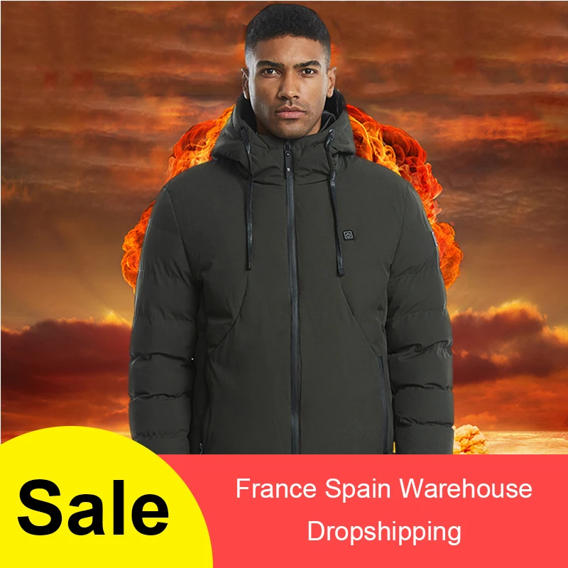 USB Charging and Heating Cotton Coat Electric Heating Male Father Intelligent Heating Cotton Clothes for the in Winter Keep warm
USB Charging and Heating Cotton Coat Electric Heating Male Father Intelligent Heating Cotton Clothes for the in Winter Keep warm