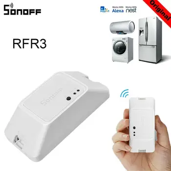 Sonoff RFR3 433MHz R3 RF Smart Wifi Remote Control DIY Smart Home Automation Light Switch Controller for Alexa Google
Sonoff RFR3 433MHz R3 RF Smart Wifi Remote Control DIY Smart Home Automation Light Switch Controller for Alexa Google