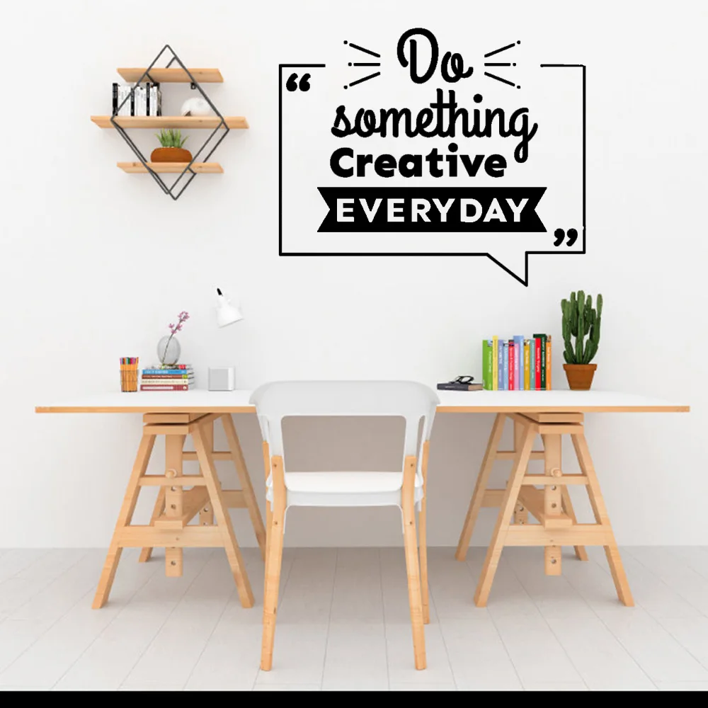 Wall Sticker Do something creative everyday Quotations Motivational Office Inspiring Decor Business Office Teamwork
Wall Sticker Do something creative everyday Quotations Motivational Office Inspiring Decor Business Office Teamwork