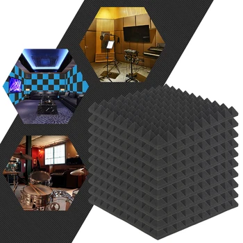 10pcs 50x50cm Soundproofing Foam Studio Acoustic Panels Sound Absorption Insulation Foam For KTV Live Studio Audio Room 
10pcs 50x50cm Soundproofing Foam Studio Acoustic Panels Sound Absorption Insulation Foam For KTV Live Studio Audio Room