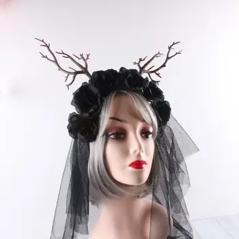 Womens Halloween Christmas Forest Style Headband Artificial Tree Branch Antlers Flower Hair Hoop Cosplay Masquerade Photo Props
Womens Halloween Christmas Forest Style Headband Artificial Tree Branch Antlers Flower Hair Hoop Cosplay Masquerade Photo Props