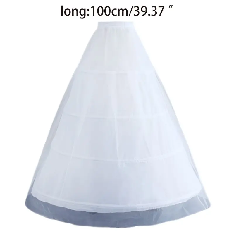 Womens 4 Hoop Double Layer A-Line Wedding Ball Gown Petticoat Underskirt Crinoline Elastic Drawstring Waist Bridal Slips Skirt
Womens 4 Hoop Double Layer A-Line Wedding Ball Gown Petticoat Underskirt Crinoline Elastic Drawstring Waist Bridal Slips Skirt
