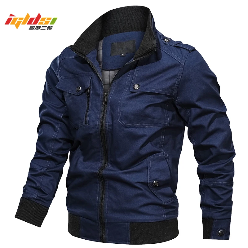 Men Bomber Jackets Spring Autumn Solid Cotton Casual Cargo Military Tactical Jacket and Coat Regular Filed Jackets Plus Size 4XL
Men Bomber Jackets Spring Autumn Solid Cotton Casual Cargo Military Tactical Jacket and Coat Regular Filed Jackets Plus Size 4XL