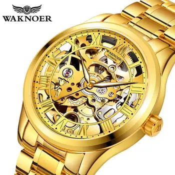 Luxury Design Automatic Watch Mechanical Watches Men Relogio Masculino Metal Steel Wristwatch WAKNOER Business Male Clock reloj
Luxury Design Automatic Watch Mechanical Watches Men Relogio Masculino Metal Steel Wristwatch WAKNOER Business Male Clock reloj