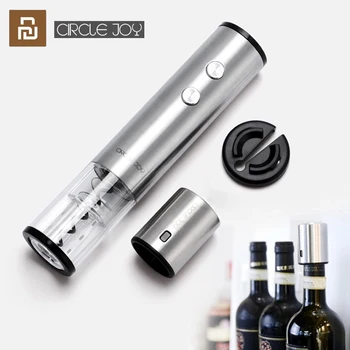 Xiaomi CIRCLE JOY Stainless Steel Automatic Wine Bottle Opener Electric Corkscrew Foil Cutter Cork Out Tool
Xiaomi CIRCLE JOY Stainless Steel Automatic Wine Bottle Opener Electric Corkscrew Foil Cutter Cork Out Tool