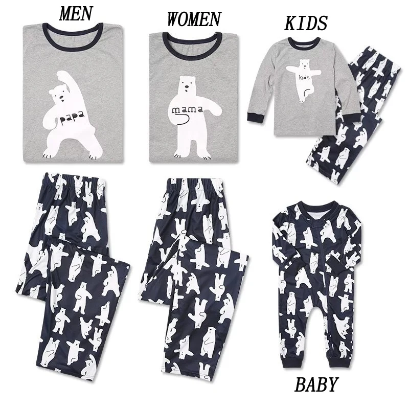 2019 Family Christmas Pajamas XMAS Bear Print Adult Women Kids Family Matching Clothes Christmas Pajamas Family Set
2019 Family Christmas Pajamas XMAS Bear Print Adult Women Kids Family Matching Clothes Christmas Pajamas Family Set