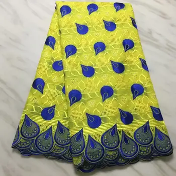 yellow Blue Color Latest African 100% Cotton Swiss Voile Lace Fabric High Quality African Swiss Voile Lace In Switzerland
yellow Blue Color Latest African 100% Cotton Swiss Voile Lace Fabric High Quality African Swiss Voile Lace In Switzerland