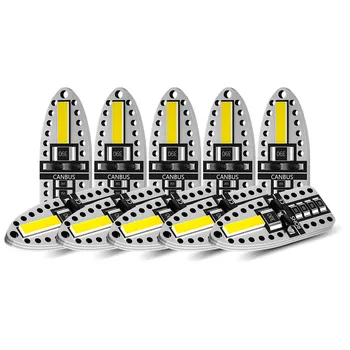 10PCS T10 LED Car W5W LED Bulbs Canbus 168 194 6000K White for Car Interior Dome Map Light Parking Lights Non-polar Auto 12V
10PCS T10 LED Car W5W LED Bulbs Canbus 168 194 6000K White for Car Interior Dome Map Light Parking Lights Non-polar Auto 12V