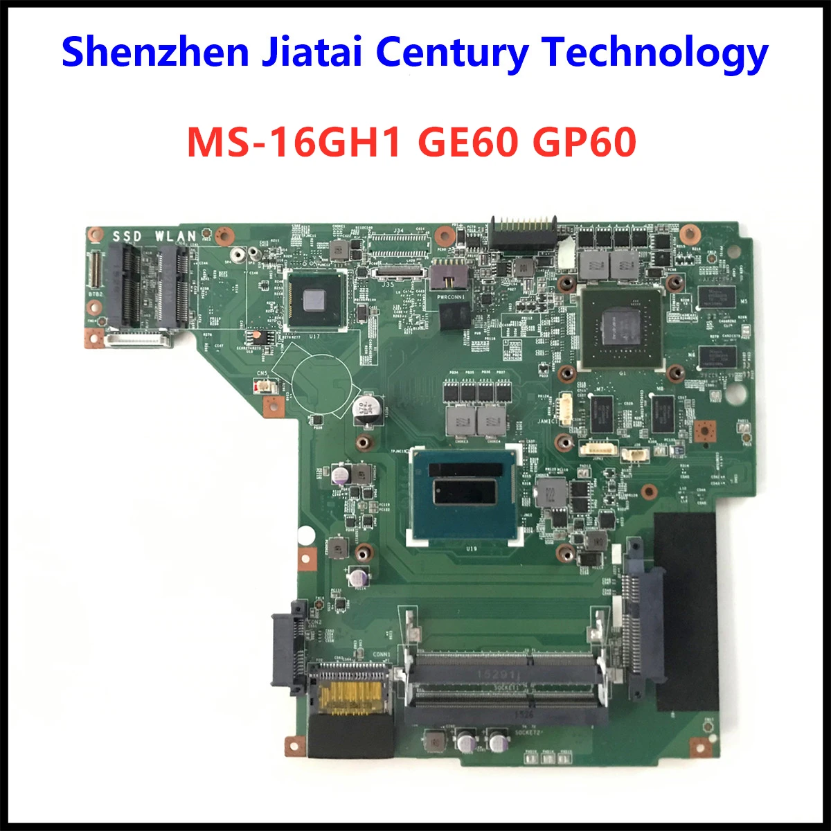 Оригинальный Для MSI GE60 GP60 Материнская плата ноутбука MS-16GH1 VER: 1 0 с SR1Q0 i5-4210H