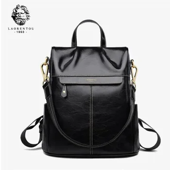 LAOREBTOU 2020 New women Leather backpack quality cowhide women Large capacity backpack fashion women traveling backpack
LAOREBTOU 2020 New women Leather backpack quality cowhide women Large capacity backpack fashion women traveling backpack