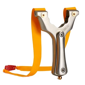 Stainless Steel Hunting Slingshot Powerful Catapult with Rubber Band Outdoor Shooting Slingshot Steel Balls Sport Accessories
Stainless Steel Hunting Slingshot Powerful Catapult with Rubber Band Outdoor Shooting Slingshot Steel Balls Sport Accessories