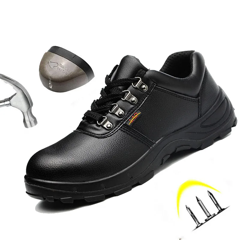 Waterproof Safety Shoes Men Lace Up Rubber Sole Steel Toe Anti Smashing Puncture Proof Oil Resistant Indestructible Work Boots
Waterproof Safety Shoes Men Lace Up Rubber Sole Steel Toe Anti Smashing Puncture Proof Oil Resistant Indestructible Work Boots