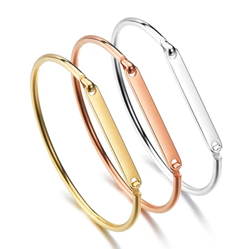 Personalized Womens Stainless Steel Bracelet Smooth C Chape Lettering Name Logo Bangle Girls Jewelry Custom Engraved Bracelets
Personalized Womens Stainless Steel Bracelet Smooth C Chape Lettering Name Logo Bangle Girls Jewelry Custom Engraved Bracelets