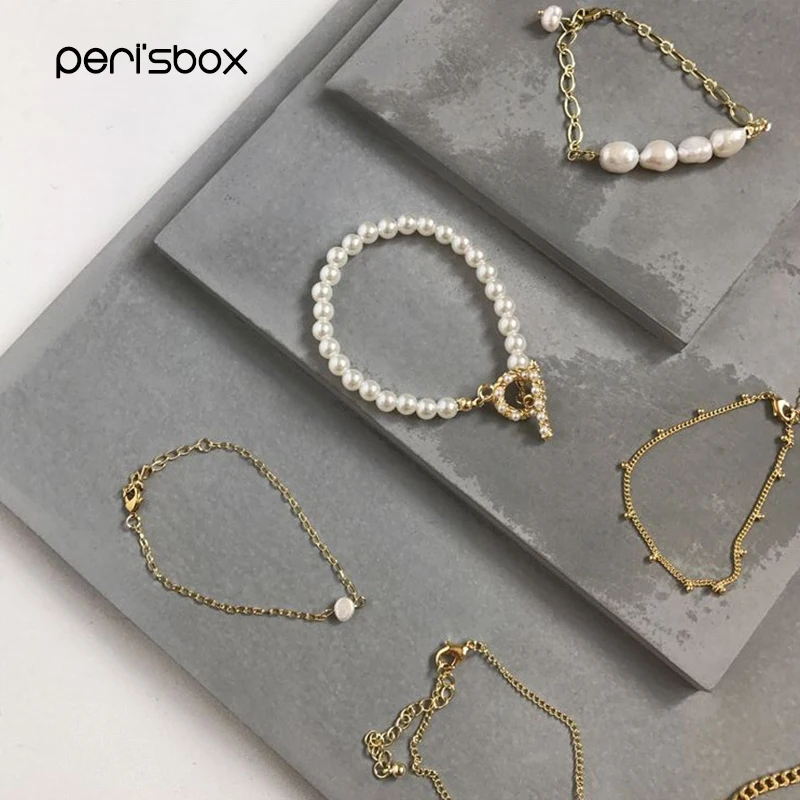 Peri'sbox 7 Designs Chic Gold Chain Bracelet Toggle Clasp Strand Pearl Bracelets Craving Portrait Coin Pendant Bracelet Femme
Peri'sbox 7 Designs Chic Gold Chain Bracelet Toggle Clasp Strand Pearl Bracelets Craving Portrait Coin Pendant Bracelet Femme