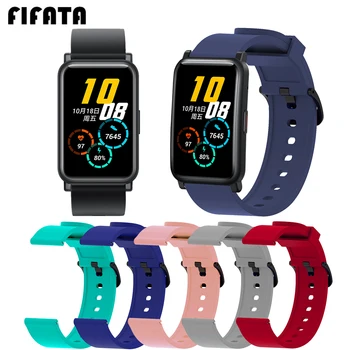FIFATA 20MM Sport Strap For Huawei Honor ES/Huami Amazfit GTS/GTS 2/Neo/Garmin Venu/Vivoactive 3 Smart Watch Silicone Wristband
FIFATA 20MM Sport Strap For Huawei Honor ES/Huami Amazfit GTS/GTS 2/Neo/Garmin Venu/Vivoactive 3 Smart Watch Silicone Wristband