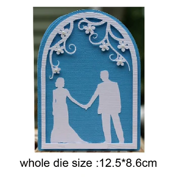 Wedding Arch Metal Cutting Dies Cut Die Mold Bride Groom Holding hands Scrapbook Paper Craft Knife Mould Blade Punch Stencil Die
Wedding Arch Metal Cutting Dies Cut Die Mold Bride Groom Holding hands Scrapbook Paper Craft Knife Mould Blade Punch Stencil Die