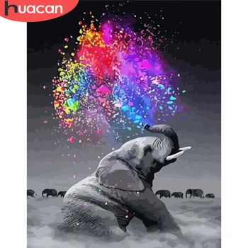 HUACAN Picture By Number Elephant Handpainted Modern Wall Art Painting By Numbers Canvas Animal Home Decoration
HUACAN Picture By Number Elephant Handpainted Modern Wall Art Painting By Numbers Canvas Animal Home Decoration