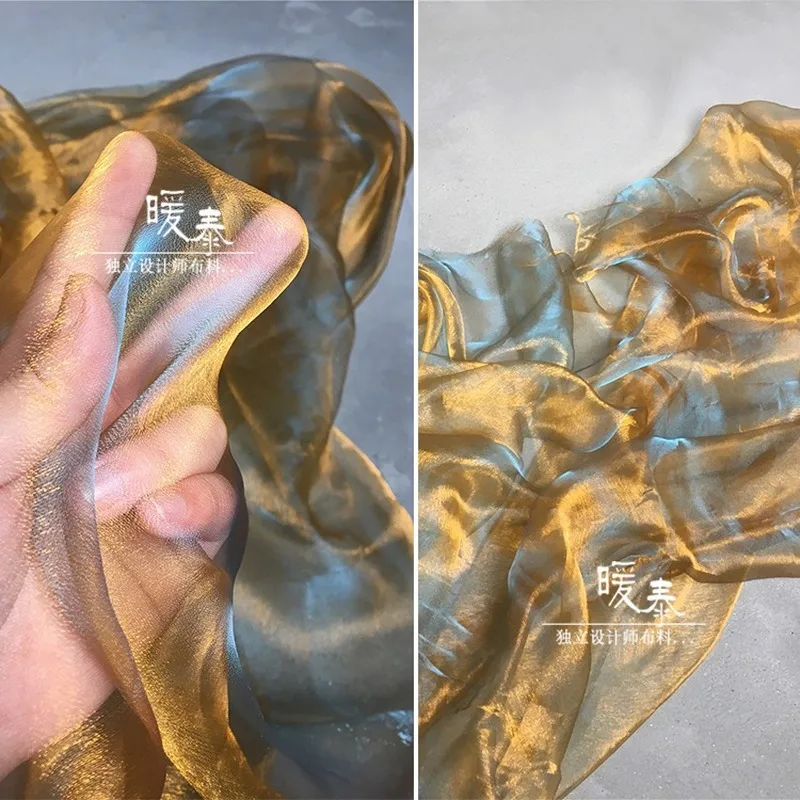 High-end Tulle Fabric Reflective Gold Hazy feeling Gloss DIY Veil Flower Background Decor Hanfu Dress Fashion Designer Fabric
High-end Tulle Fabric Reflective Gold Hazy feeling Gloss DIY Veil Flower Background Decor Hanfu Dress Fashion Designer Fabric