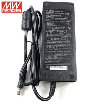 GST90A12-P1M MEAN WELL Industrial Level VI Desktop Adapter 110V/220V AC to 12V DC 6.67A 80W Adaptor Power Supply DC plug 2.5*5.5
GST90A12-P1M MEAN WELL Industrial Level VI Desktop Adapter 110V/220V AC to 12V DC 6.67A 80W Adaptor Power Supply DC plug 2.5*5.5