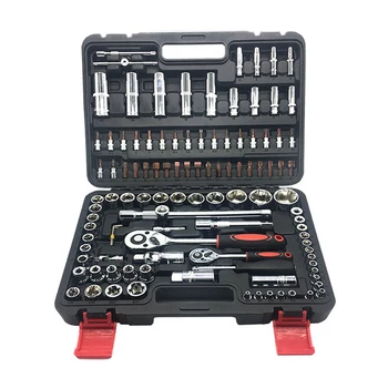 Mayitr 108pcs Car Auto Pro Socket Set Screwdriver Bit Torx Ratchet Wrench Driver Tool Kit Accessories
Mayitr 108pcs Car Auto Pro Socket Set Screwdriver Bit Torx Ratchet Wrench Driver Tool Kit Accessories