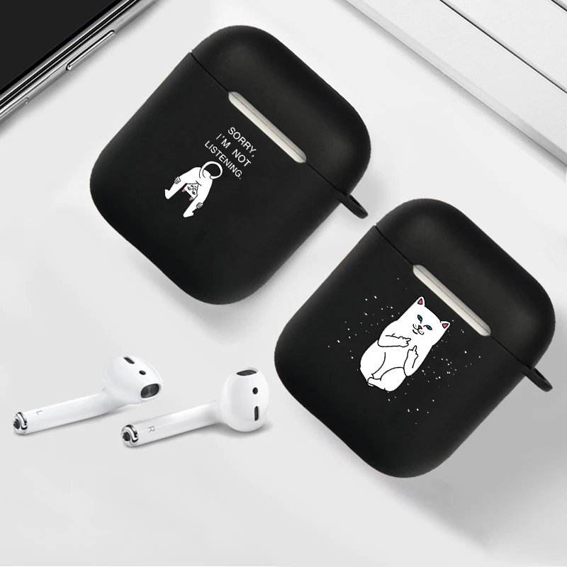 DIFFRBEAUTY Black Soft Case For Apple Airpods1 2 Case Cover Lovely Despised Cat Accessories Earphone Luxury Soft Black Cover
DIFFRBEAUTY Black Soft Case For Apple Airpods1 2 Case Cover Lovely Despised Cat Accessories Earphone Luxury Soft Black Cover