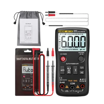 AN113B 6000 Count Multimeter Tester Fully Intelligent Automatic Range Digital Multimeter Transistor Voltmeter
AN113B 6000 Count Multimeter Tester Fully Intelligent Automatic Range Digital Multimeter Transistor Voltmeter