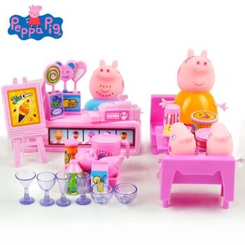 Peppa Pig Ice Cream Shop Toy Packages Movable Doll Model Doll Suit Peppa Pig Friends Christmas Gifts For Children
Peppa Pig Ice Cream Shop Toy Packages Movable Doll Model Doll Suit Peppa Pig Friends Christmas Gifts For Children