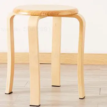 Solid Wooden Round Stool Household Living Room Low Stool Dining Table Wooden Stool Fashionable Creative Adult Small Chair Modern
Solid Wooden Round Stool Household Living Room Low Stool Dining Table Wooden Stool Fashionable Creative Adult Small Chair Modern
