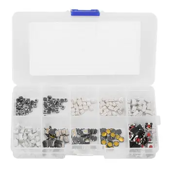 switch 250 Pcs Tactile Switch 10 Kinds Momentary Tactile Push Button Switch Assortment Kit <br> wireless switch
switch 250 Pcs Tactile Switch 10 Kinds Momentary Tactile Push Button Switch Assortment Kit <br> wireless switch