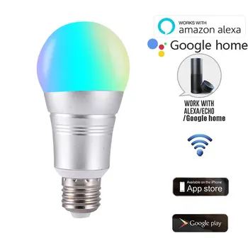 E27 E14 B22 LED 7W Colorful Changing Magic Bulb AC85-265V RGB Remote Smart Light Lamp Dimmable App Remote Work With Alexa Google
E27 E14 B22 LED 7W Colorful Changing Magic Bulb AC85-265V RGB Remote Smart Light Lamp Dimmable App Remote Work With Alexa Google