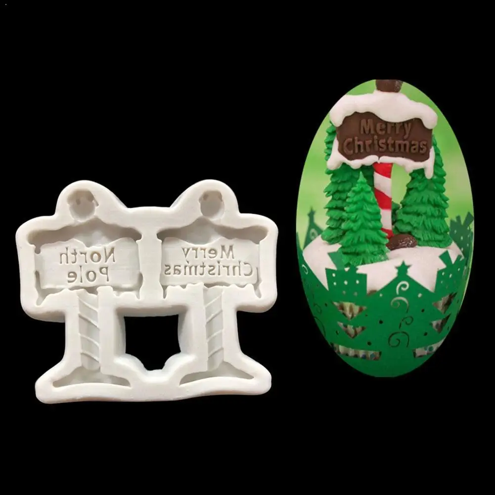Lovely Merry Christmas Road Signs Silicone Cake Mold Tools Jelly Fondant Craft Mold Decorating Sugar Baking Chocolate Cake P6N9
Lovely Merry Christmas Road Signs Silicone Cake Mold Tools Jelly Fondant Craft Mold Decorating Sugar Baking Chocolate Cake P6N9