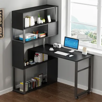 Rotating computer desk with bookshelf L-shaped corner table rotating computer desk with 5-layer bookshelf computer desk 6*
Rotating computer desk with bookshelf L-shaped corner table rotating computer desk with 5-layer bookshelf computer desk 6*