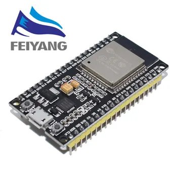 ESP-32 ESP32 Wireless WiFi Bluetooth Development Board 2.4GHz CP2102 Micro USB Dual Core Module ESP-32S Similar ESP8266
ESP-32 ESP32 Wireless WiFi Bluetooth Development Board 2.4GHz CP2102 Micro USB Dual Core Module ESP-32S Similar ESP8266
