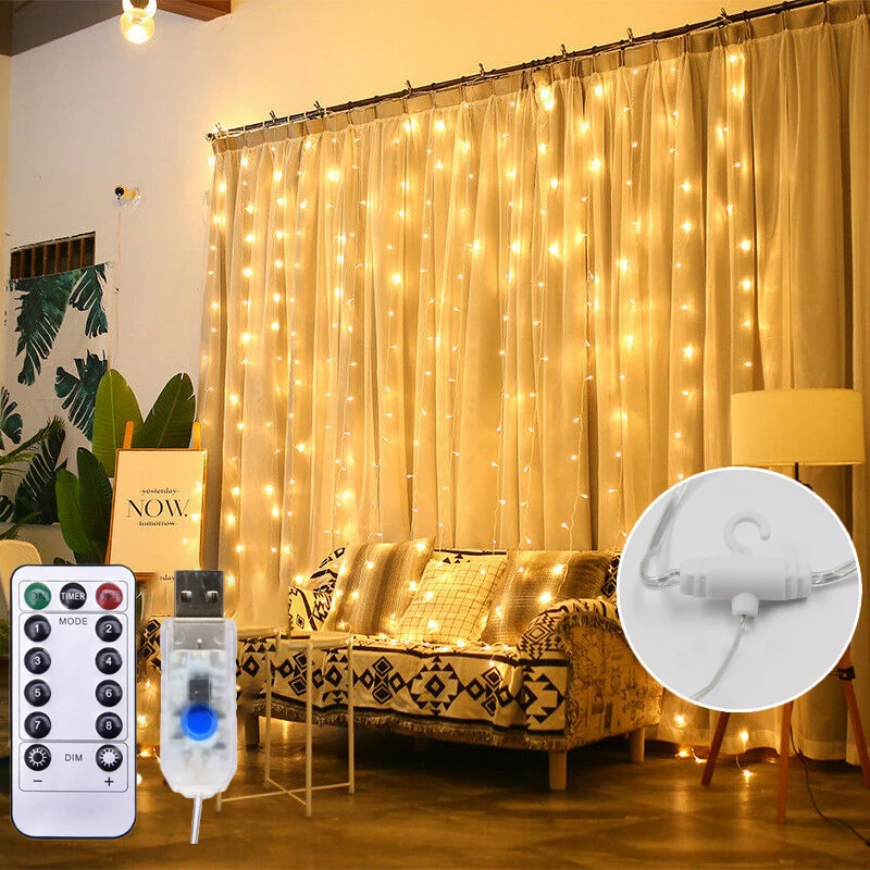 Garalnd Led 3*3m 300 Leds Curtain Fairy Light Ice Lamp for Christmas Diwali Wedding Party Decorative Lights Window Decoration
Garalnd Led 3*3m 300 Leds Curtain Fairy Light Ice Lamp for Christmas Diwali Wedding Party Decorative Lights Window Decoration