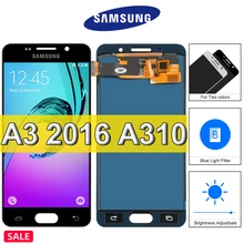 Ensemble écran tactile LCD TFT, 4.7 pouces, testé, pour Samsung Galaxy A3 2016 A310 A310F=