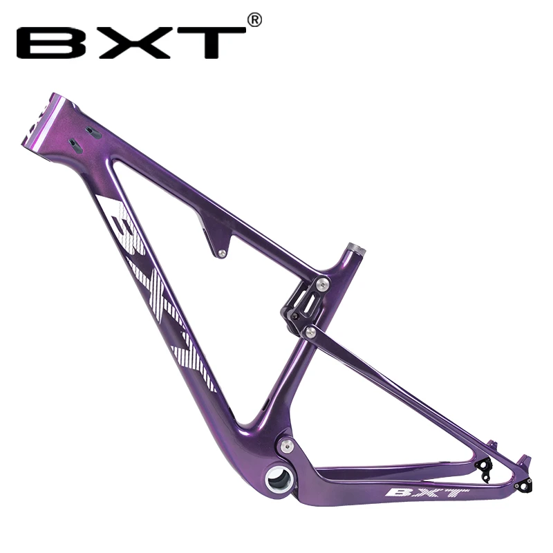 Full carbon suspension mountain bike frame BSA 29er 160mm disc brake 142/148*12mm MTB Shock Bicycle Frame 100mm frame travel
Full carbon suspension mountain bike frame BSA 29er 160mm disc brake 142/148*12mm MTB Shock Bicycle Frame 100mm frame travel