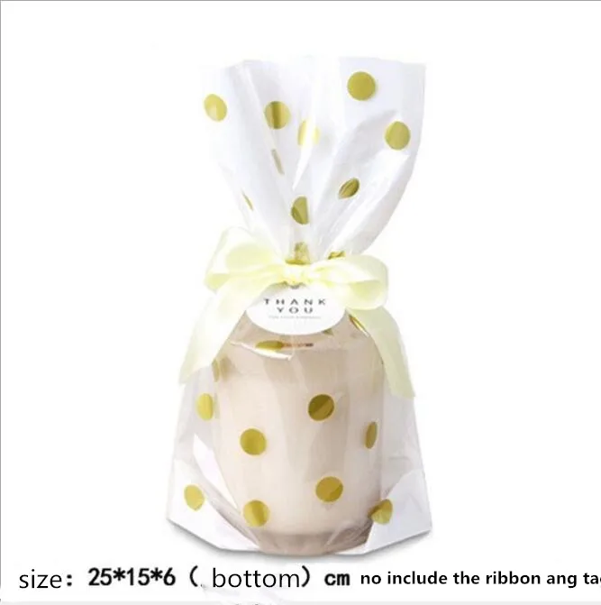 50pcs clear candy cookie bags wedding birthday party craft self