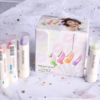 HengFang 12 Pcs Lipstick Set Color Change Lip blam Waterproof Lip Gloss Candy Repair Magic Fruit Lip Film 4 Colors include Box
HengFang 12 Pcs Lipstick Set Color Change Lip blam Waterproof Lip Gloss Candy Repair Magic Fruit Lip Film 4 Colors include Box