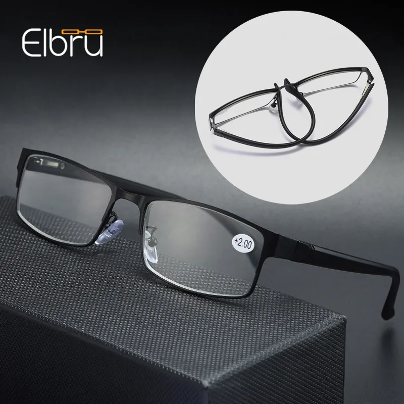 Elbru 2019 New Arrival Men Business Reading Glasses Titanium alloy Frame TR90 Male Hyperopia Presbyopia Prescription Glasses
Elbru 2019 New Arrival Men Business Reading Glasses Titanium alloy Frame TR90 Male Hyperopia Presbyopia Prescription Glasses