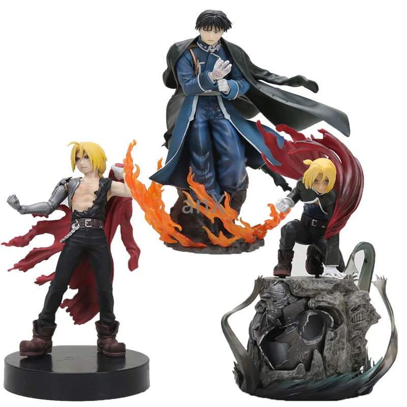 Anime Fullmetal Alchemist Figure toy Edward Elric Roy Mustang DXF PVC Action Figure Collection Brinquedos 16-23cm
Anime Fullmetal Alchemist Figure toy Edward Elric Roy Mustang DXF PVC Action Figure Collection Brinquedos 16-23cm