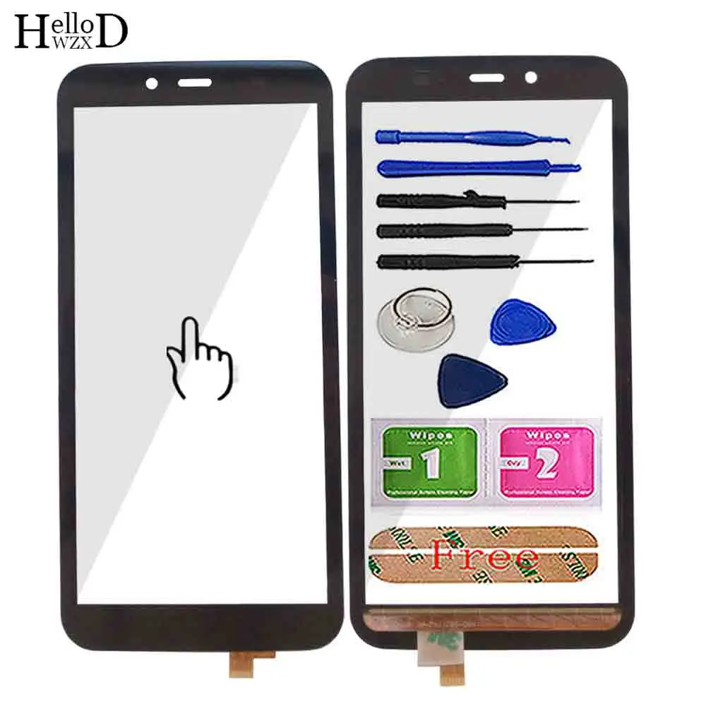 Фото 5.5'' Touch Screen For Blackview BV5500 Pro Digitizer Panel Front Glass Lens Sensor TouchScreen Tools 3M Glue Wipes | Мобильные