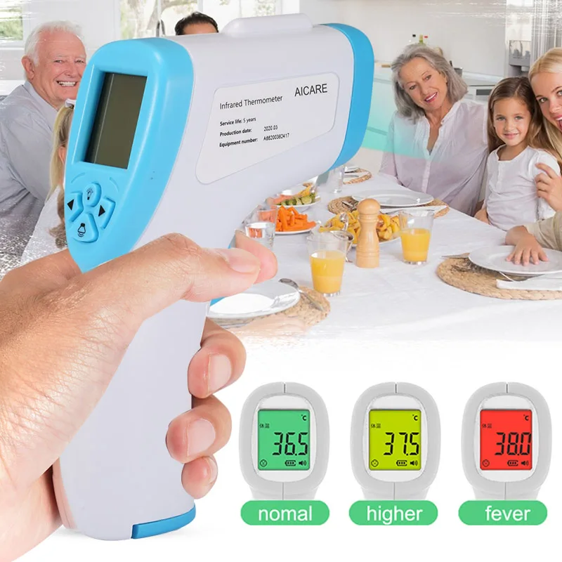 Newest Handheld Infrared Thermometer Temperature Meter Non-contact Forehead Measuring Adult Baby Promotion
Newest Handheld Infrared Thermometer Temperature Meter Non-contact Forehead Measuring Adult Baby Promotion