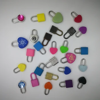 Mini Lock Padlock Suitable For Stationery Boxes, Handbags, Storage , Heart Shaped, Round, Square And Other Styles
Mini Lock Padlock Suitable For Stationery Boxes, Handbags, Storage , Heart Shaped, Round, Square And Other Styles