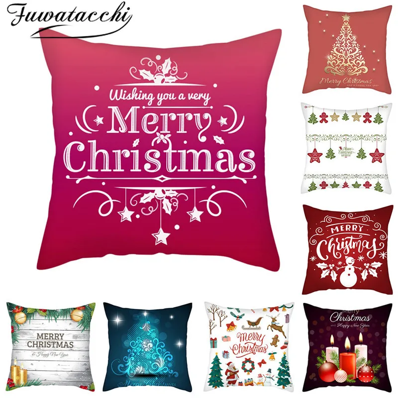 Fuwatacchi Merry Christmas Cushion Cover Xmas Bell Tree Gift Throw Pillow Covers for Home Sofa Decorative Pillowcases 45*45cm
Fuwatacchi Merry Christmas Cushion Cover Xmas Bell Tree Gift Throw Pillow Covers for Home Sofa Decorative Pillowcases 45*45cm
