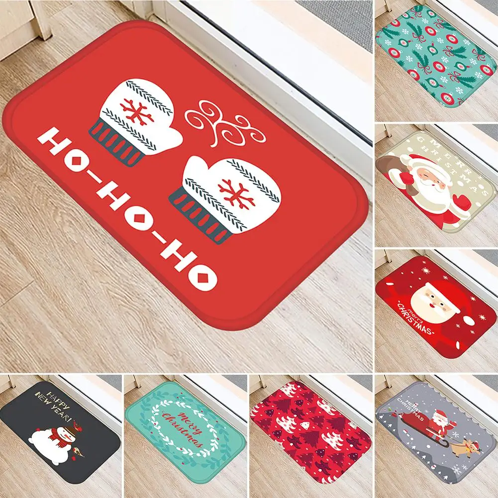 Christmas Floor Mat Cartoon Printed Santa Snowman Tree Anti-slip Durable Doormat Christmas Decorations For Home tapis cuisine
Christmas Floor Mat Cartoon Printed Santa Snowman Tree Anti-slip Durable Doormat Christmas Decorations For Home tapis cuisine