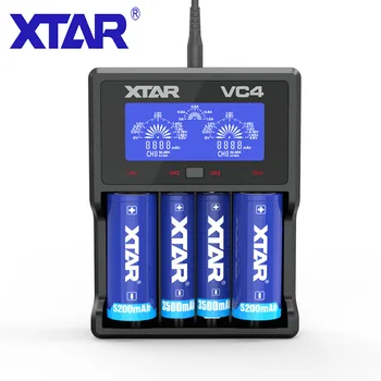 XTAR VC4 USB Charger For 1.2V NI-MH NI-CD AAA AA Battery LCD Charger 3.7V Battery Charger For 10400-32650 18650 Battery Charger
XTAR VC4 USB Charger For 1.2V NI-MH NI-CD AAA AA Battery LCD Charger 3.7V Battery Charger For 10400-32650 18650 Battery Charger