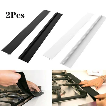 2Pcs/Set Kitchen Decor Silicone Stove Counter Gap Cover for Cooker Worktop Spill Guard Seal Filler Tape Stickers Home Decoration
2Pcs/Set Kitchen Decor Silicone Stove Counter Gap Cover for Cooker Worktop Spill Guard Seal Filler Tape Stickers Home Decoration