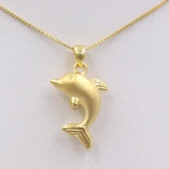 New Pure 24K Yellow Gold Three-dimensional Pendant 27x15mm Dolphin 1.86g NO Necklace
New Pure 24K Yellow Gold Three-dimensional Pendant 27x15mm Dolphin 1.86g NO Necklace