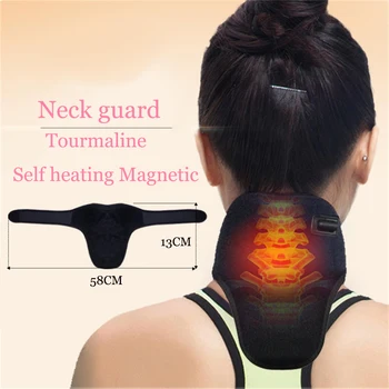 New Self-heating Tourmaline Neck Magnetic Therapy Support Tourmaline Belt Wrap Brace Pain Relief Neck Massager 
New Self-heating Tourmaline Neck Magnetic Therapy Support Tourmaline Belt Wrap Brace Pain Relief Neck Massager